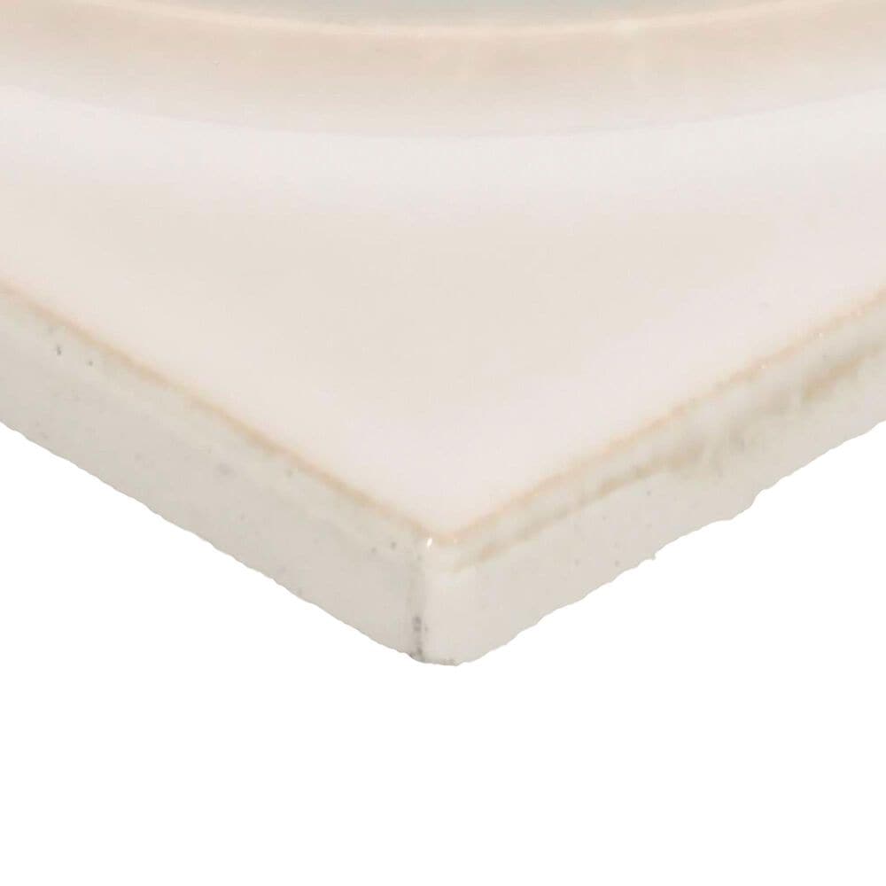 Dal-Tile Nu Bare Bone 4" x 4" Square Circle Ceramic Tile, , large