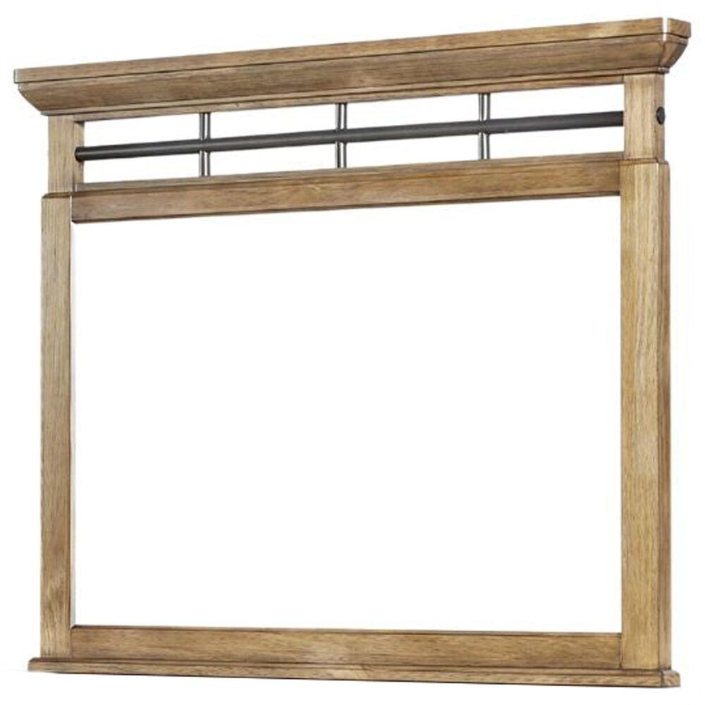 Sterling Timber Bellamy Lane Mirror in Caramel, , large