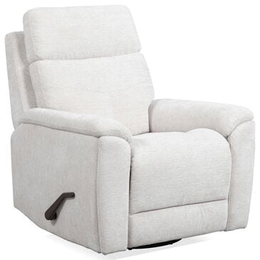 Flexsteel Refined Manual Swivel Gliding Recliner in Pearl, , large