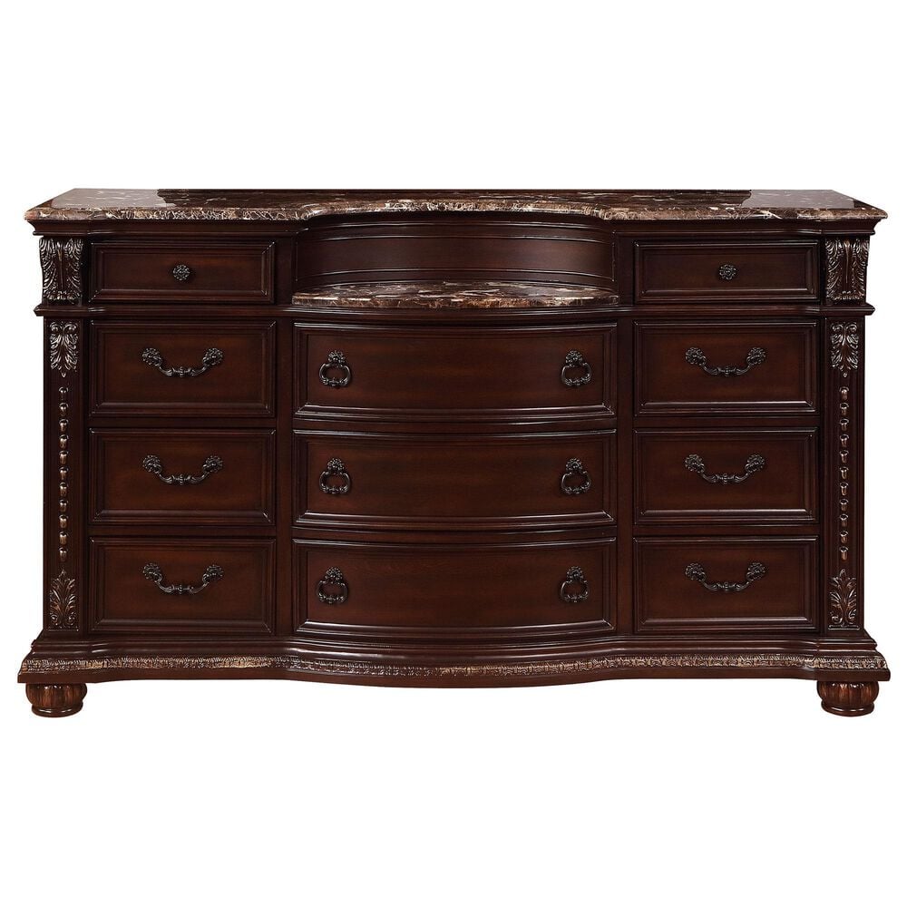 Crown Mark Stanley Dresser in Rich Brown, , large