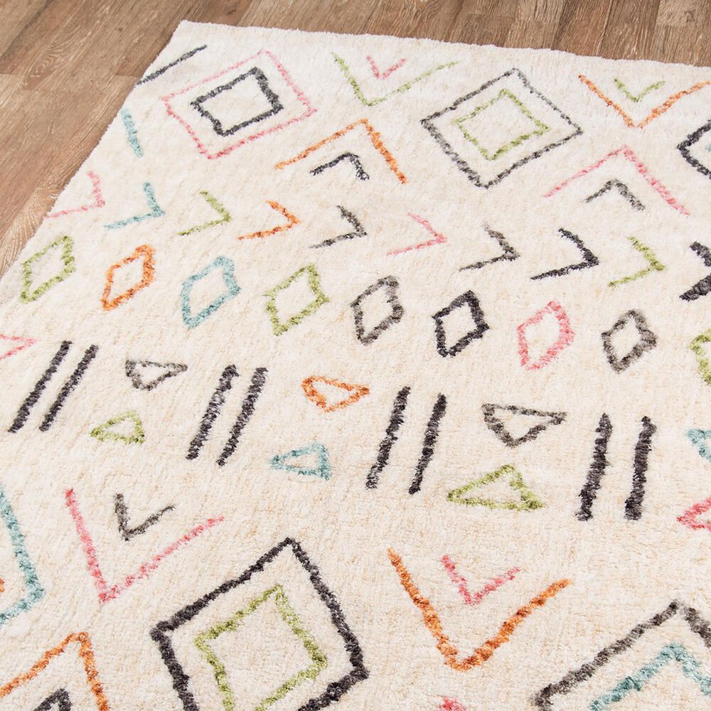 Momeni Bungalow 3&#39;6&quot; x 5&#39;6&quot; Ivory Area Rug, , large