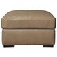 Ashley Bandon Oversized Accent Ottoman in Toffee, , large