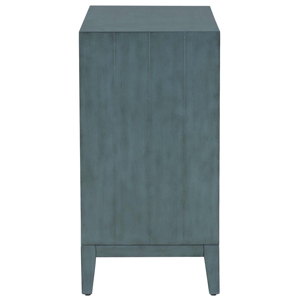 Linon Home Decor Dian Diamond 2-Door Cabinet in Blue, , large