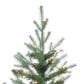 The Gerson Company 6.5" Pre-Lit Artificial Natural Cut Narrow Dover Pine with White Lights in Green, , large