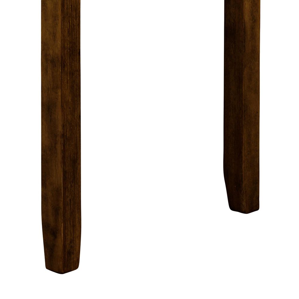 New Heritage Gia 3-Piece Round Drop Leaf Dining Set in Warm Brown, , large