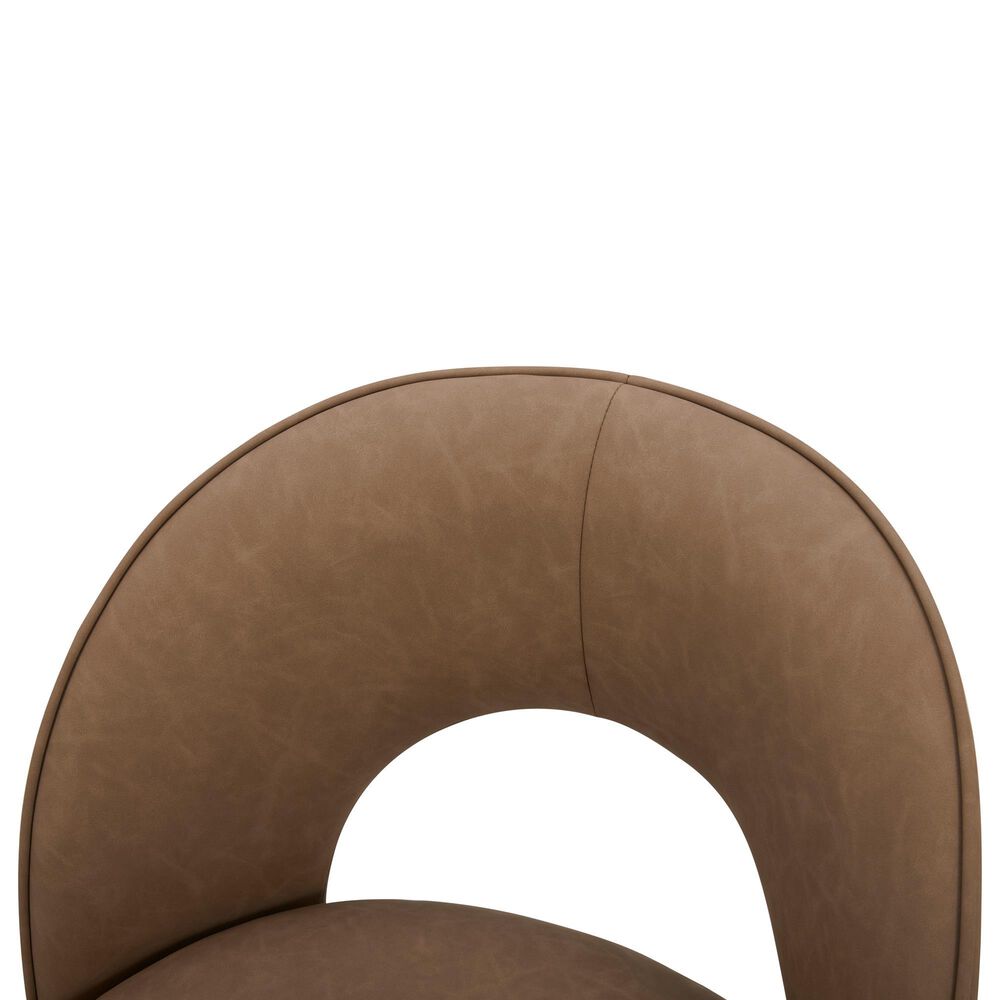 Interlochen Dining Chair with Casters in Maelle Butternut, , large