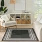 Nourison Horizon HOZ03 Black 6" x 9" Indoor/Outdoor Area Rug, , large