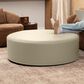 Jaxx Candler Round Ottoman in Natural Beige, , large