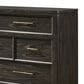 Crown Mark Ethel 4 Piece Queen Bedroom Set in Dark Brown, , large