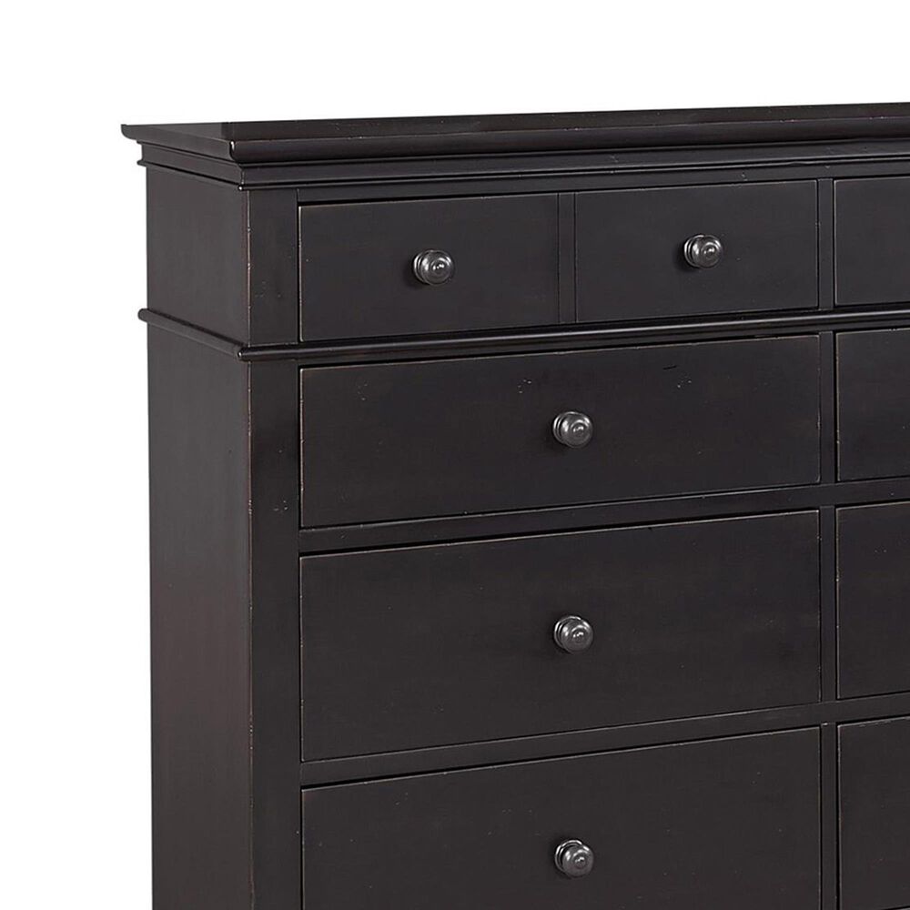 Riva Ridge Oxford 8-Drawer Chesser in Black, , large