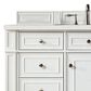 James Martin Vanities Bristol 48" Single Bathroom Vanity in Bright White with 3 cm Lime Delight Quartz Top and Rectangular Sink, , large