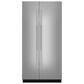 JennAir 42" RISE Fully Integrated Built-In Side-By-Side Refrigerator Door Panel Kit in Stainless Steel, , large