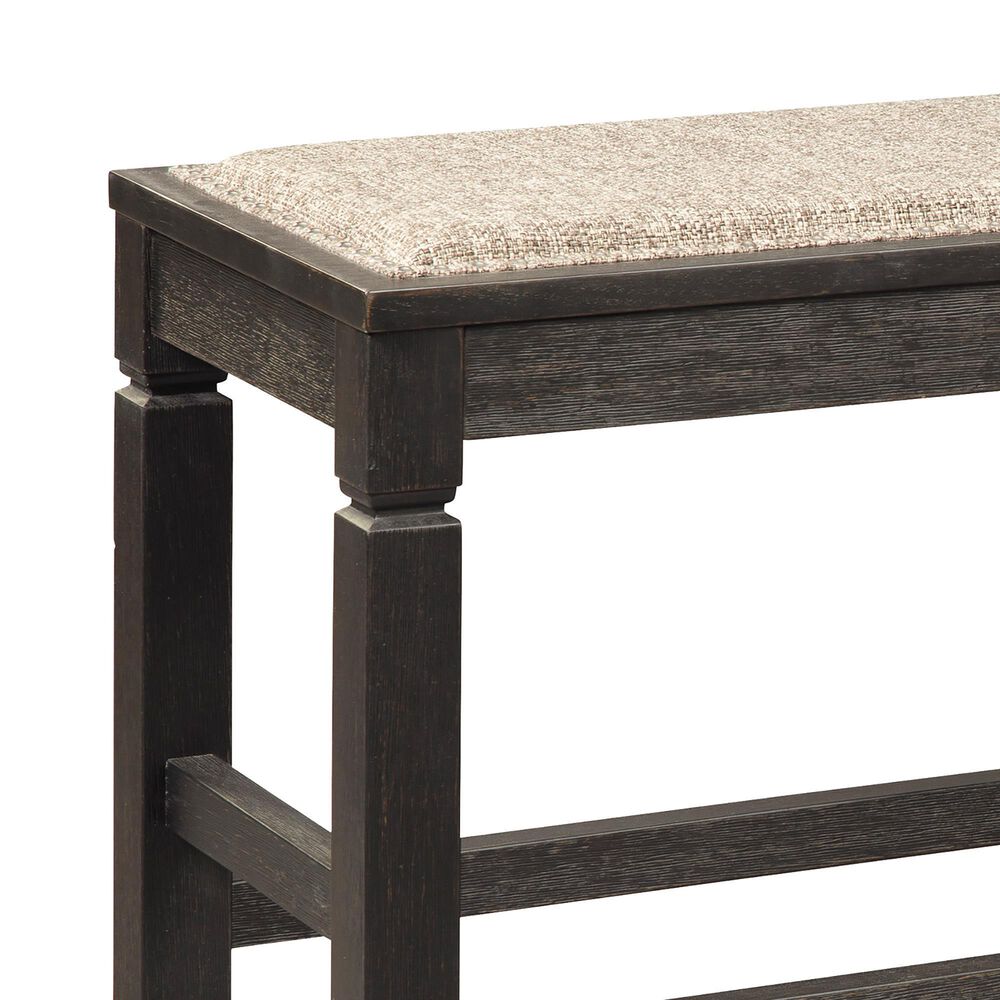 Ashley Tyler Creek Counter Height Bench in Grayish Brown, , large