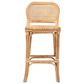 Baxton Studio Adrena Bar Stool in Natural Brown, , large