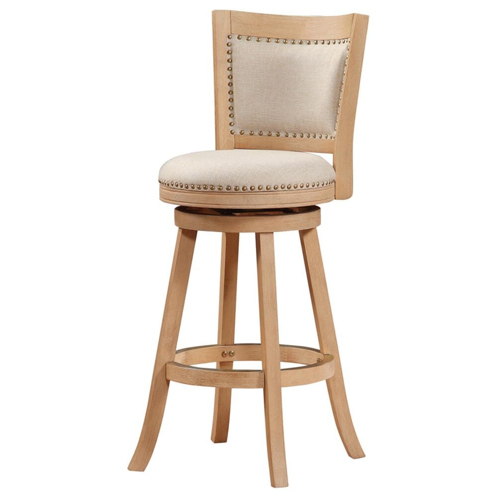 Boraam Industries Melrose 29" Swivel Barstool in Cream, , large