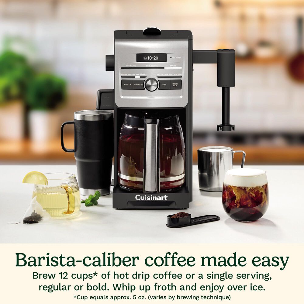 Cuisinart 62 Oz Coffee Center MultiBrew 3-in-1 Coffee Maker in Black and Stainless, , large
