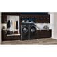 LG 7.4 Cu. Ft. Smart Front Load Electric Dryer with TurboSteam in Black Steel, , large