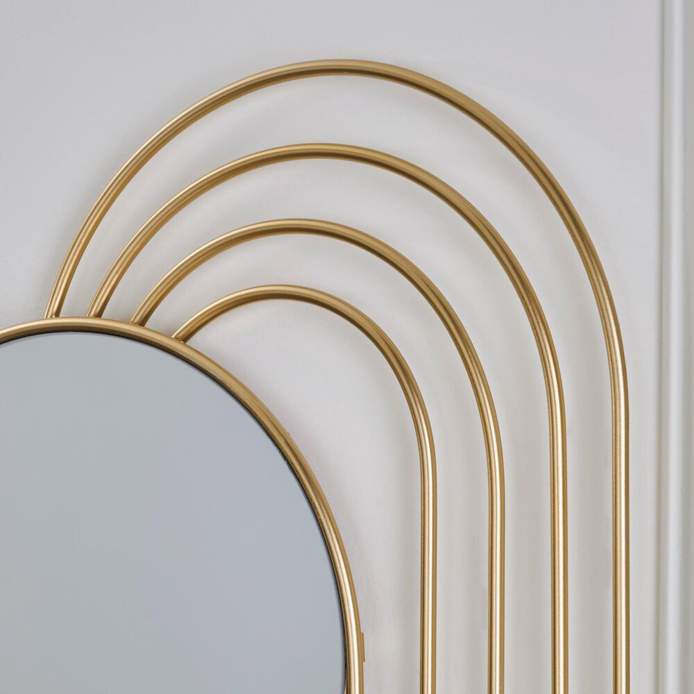 Ashley Warrenley Accent Wall Mirror in Gold, , large