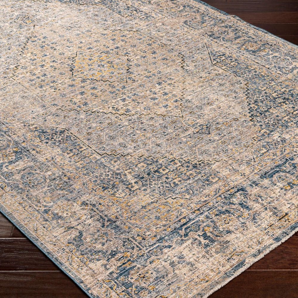 Surya Aspendos 10&#39; x 13&#39;11&quot; Black, Charcoal, Cream, Dark Blue, Denim, Gray, Light Beige, Mustard, Taupe and Wheat Area Rug, , large