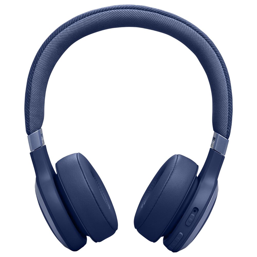 JBL Wireless On-Ear Headphones with True Adaptive Noise Cancelling in Blue, , large