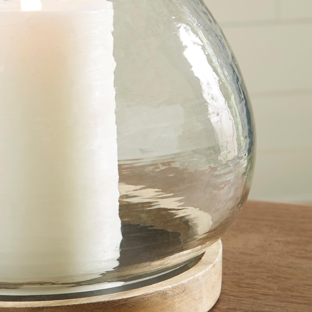 Ashley Adalisen Candle Holder in Clear and Brown, , large