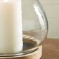 Ashley Adalisen Candle Holder in Clear and Brown, , large