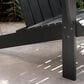 Linon Home Decor Adirondack Patio Chair in Black, , large