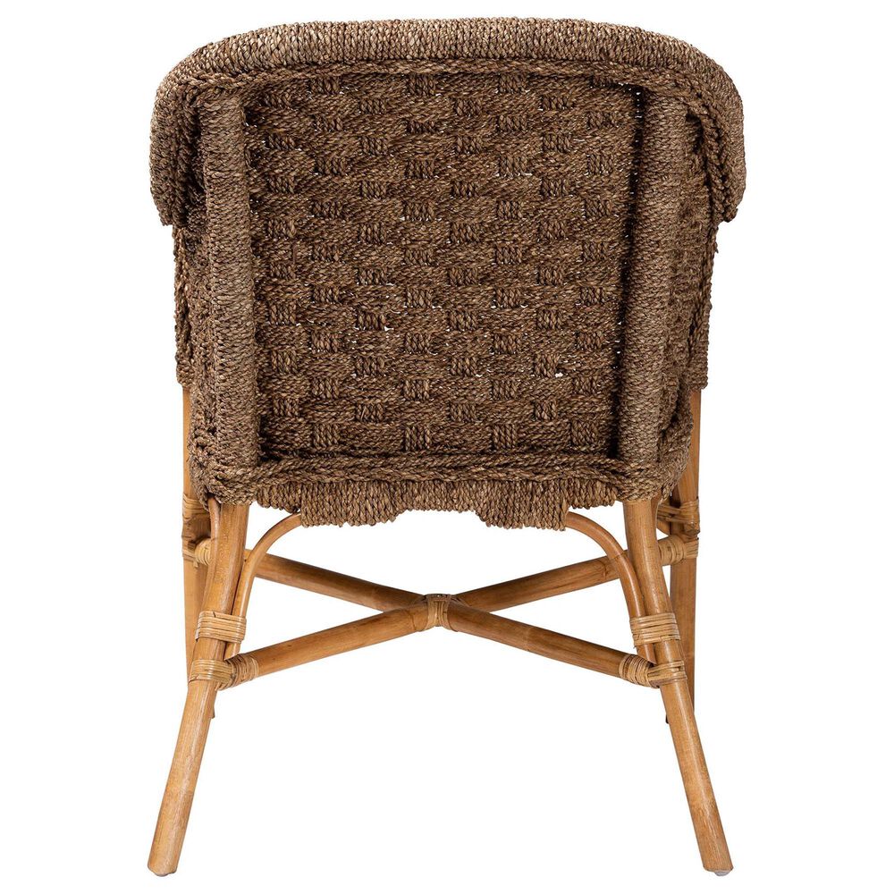 Baxton Studio Luis Arm Chair in Natural, , large