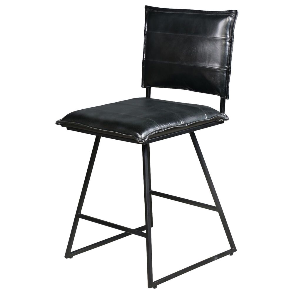 Porter Designs Malin Swivel Counter Stool in Black, , large