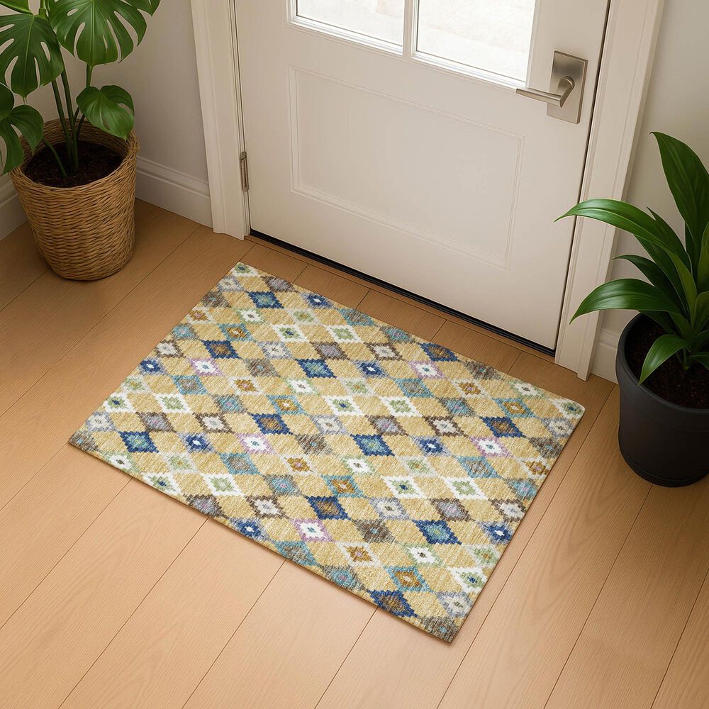 Dalyn Rug Company Kenner Gold 2'6" x 3"10" Area Rug, , large