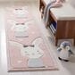 Safavieh Carousel CRK166 2" x 8" Pink and Ivory Kids Runner, , large