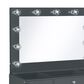 Pacific Landing 47" Vanity Set with LED Accent in Grey High Gloss and Clear, , large