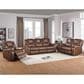 Steve Silver Katrine Manual Recliner in Chestnut Brown, , large