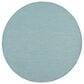 Nourison Positano 6" Round Aqua Indoor/Outdoor Area Rug, , large