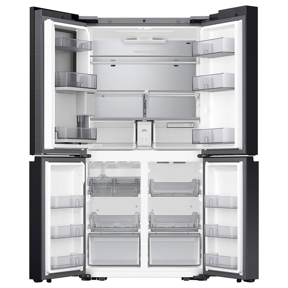 Samsung Bespoke 28.6 Cu. Ft. 4-Door Flex French Door Refrigerator AI Family Hub+ in White Glass, , large
