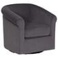 Linon Home Decor Bonnie Swivel Chair in Grey, , large