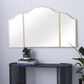 Maple and Jade 53" x 31" Wall Mirror in Glossy Gold, , large