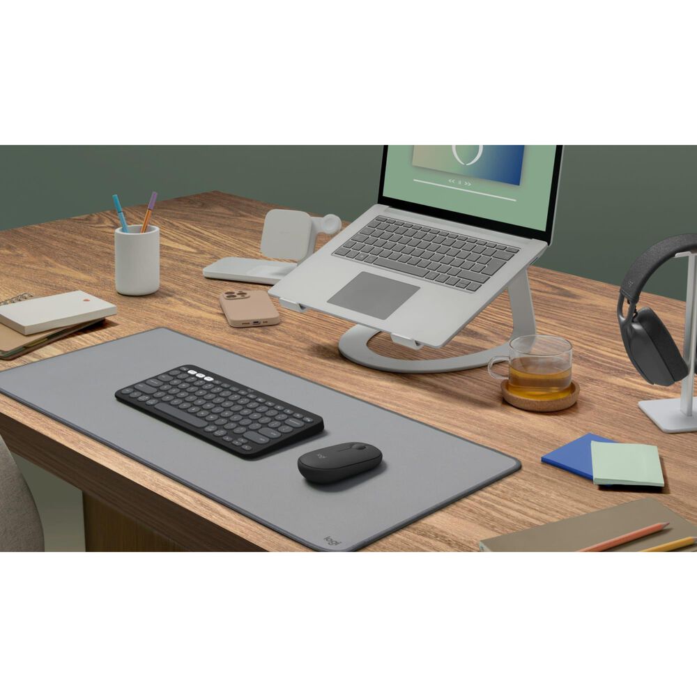 Logitech Pebble Keys 2 K380s Bluetooth Keyboard in Tonal Graphite, , large