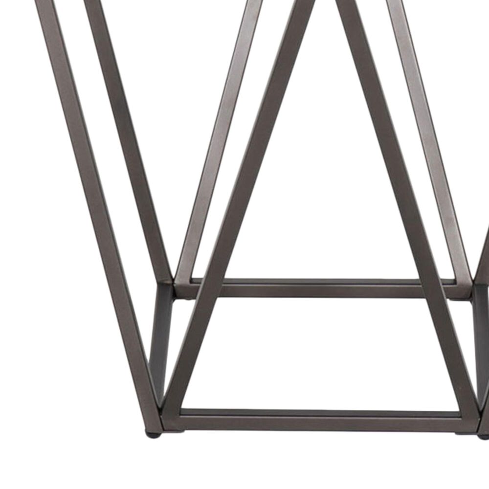 Steve Silver Cara End Table in White, , large