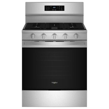 Whirlpool 30" Gas Range with Air Cooking Technology and No Preheat Air Fry in Fingerprint Resistant Stainless Steel, , large
