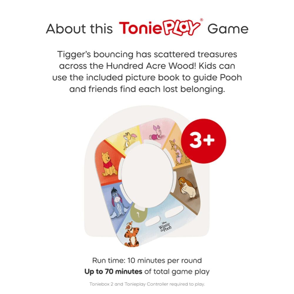 Tonies Toniebox 2 Play Set - Winnie the Pooh &#40;Sunset Red&#41;, , large