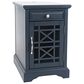 Waltham Craftsman Power Chairside Table in Navy Blue, , large