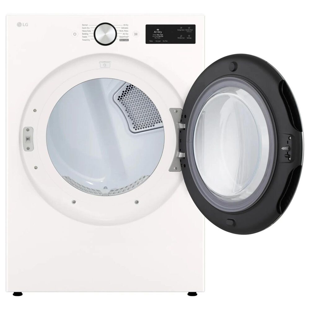 LG 7.4 Cu. Ft. Smart Front Load Gas Dryer with TurboSteam in Alphine White, , large