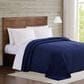 Pem America Truly Soft Velvet Plush Full/Queen Blanket in Navy, , large
