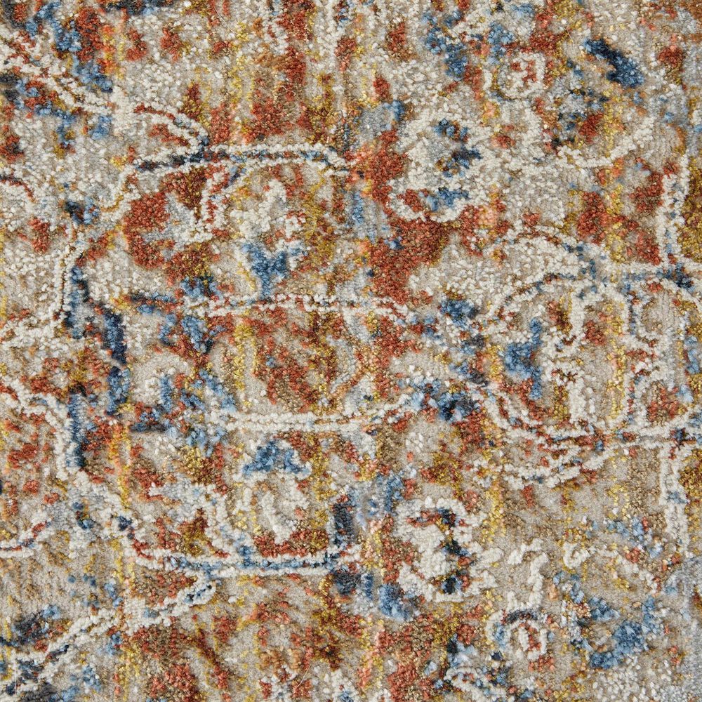 Feizy Kaia 2&#39;6&quot; x 8&#39; Beige and Multicolor Runner, , large