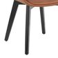 LumiSource Cosmo Accent Chair with Faux Leather Cushion in Camel, , large