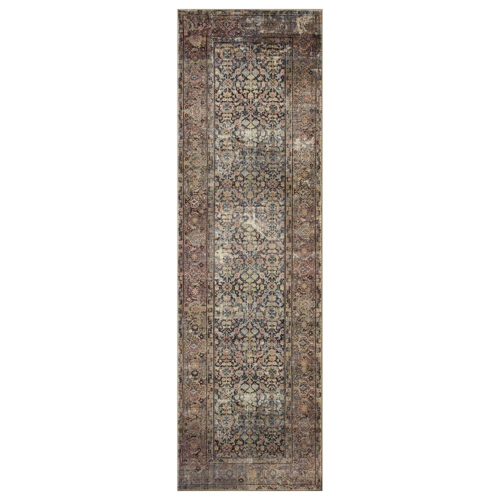 Amber Lewis x Loloi Morgan 2"3" x 7"6" Denim and Multicolor Runner, , large