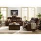 Ashley Knightington Power Reclining Sofa in Brown, , large