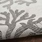 Nourison Garden Oasis Nautical Grey 3" x 5" Indoor/Outdoor Area Rug, , large