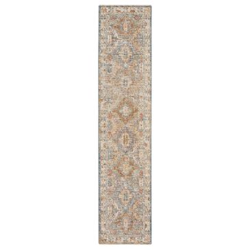 Nourison Sahar SHR01 2"3" x 10"2" Blue Runner, , large